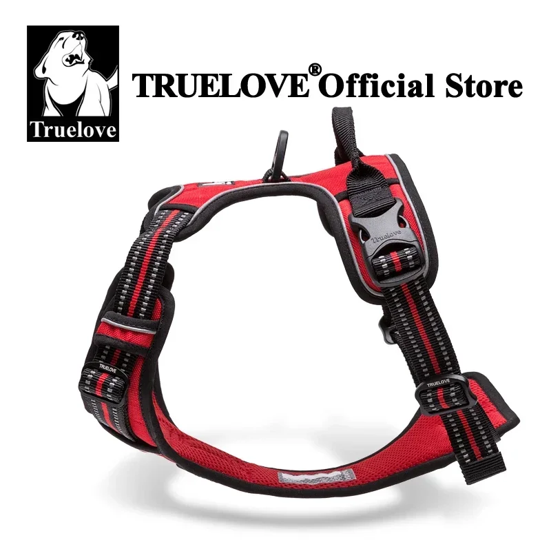 Truelove Dog Harness No Pull Pet Harness Adjustable Soft Padded Dog Vest Reflective No Choke PetVest Easy Control Handle TLH5651