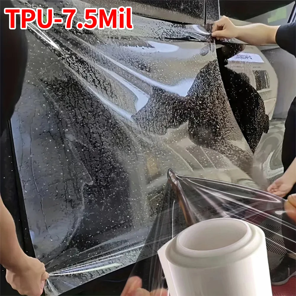 PPF 7.5Mil Invisible Transparent TPU Car Cover UV Protection Anti-Yellowing Paint Protection Film Body Wrap with PPF Technology