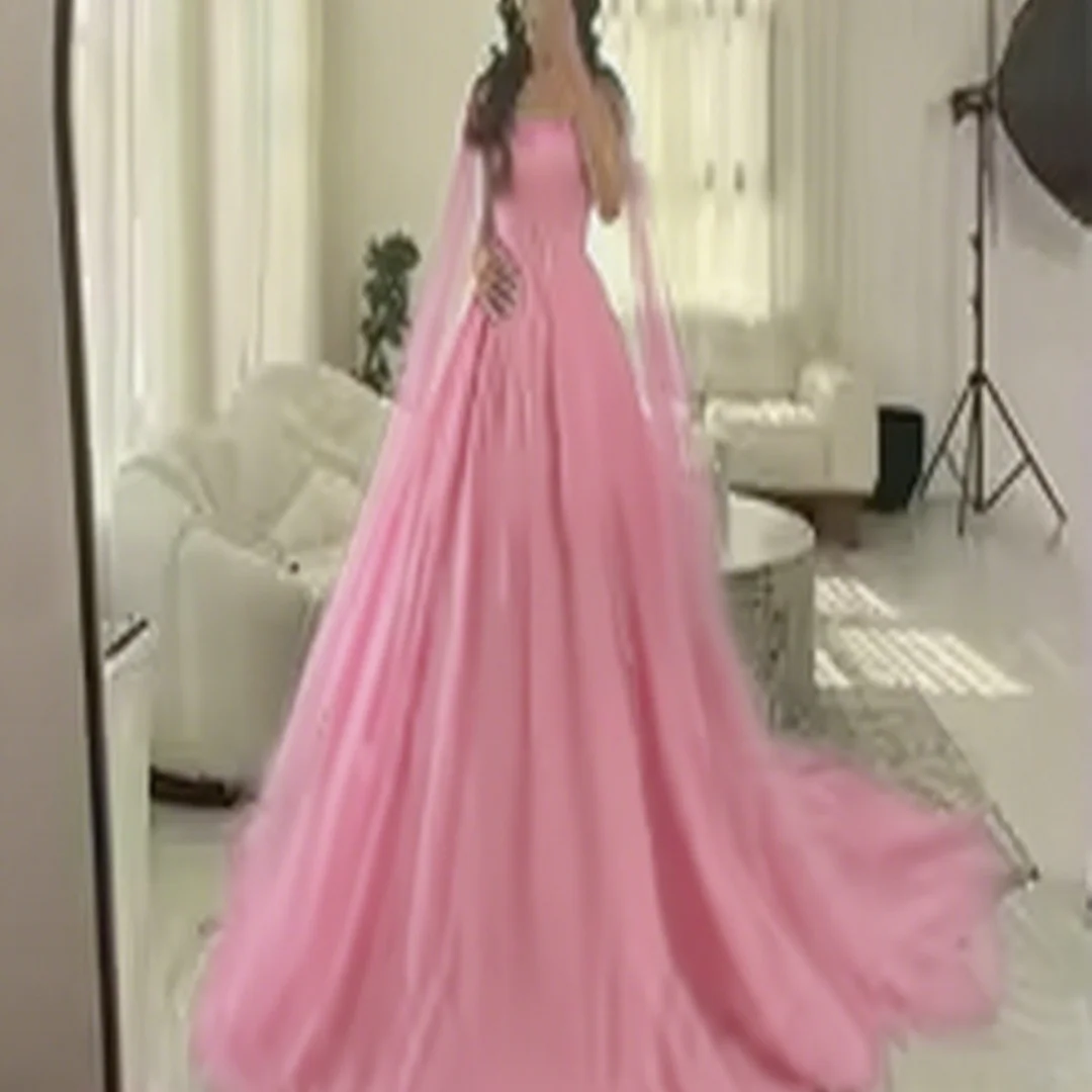 

Customized exquisite sleeveless square-neck floor-length mermaid-style ball gown for ladies, suitable for formal evening events.