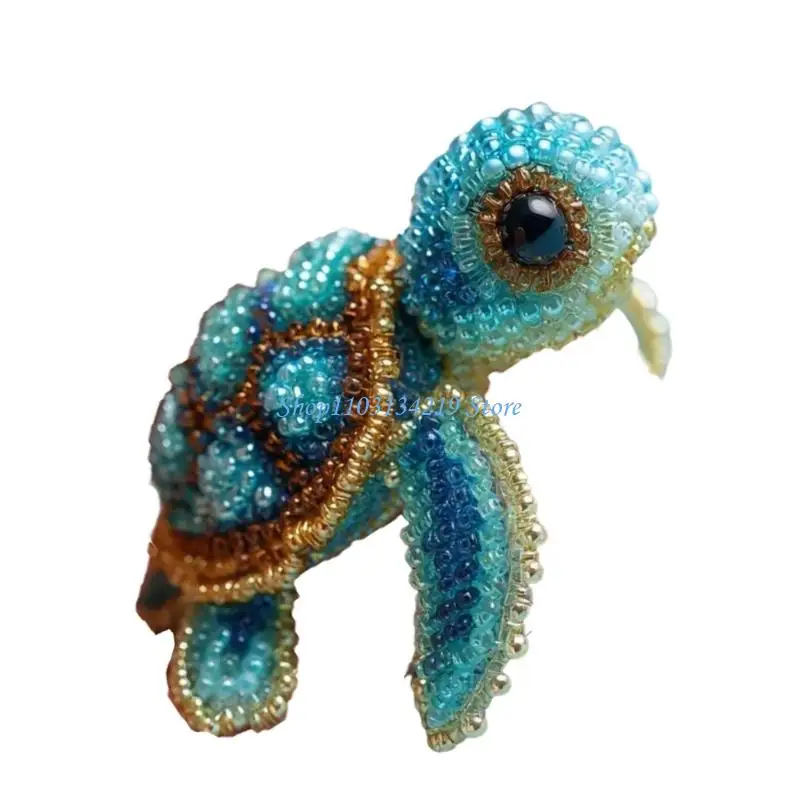 

N5KC Товары для вышивания бисером на тему морских животных с инструкцией и цветным бисером