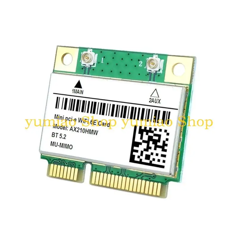 

587B WiFi6E Wifi Card AX210HMW Mini PCI-E Card AX210 HMW WIFI 6E Tri-band