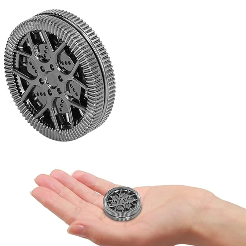 Fidget Haptic Coins Vehicle Wheel Fidget Clicker EDC Adult Metal Fidget Toys ADHD Tool Anxiety Stress Relief Toys