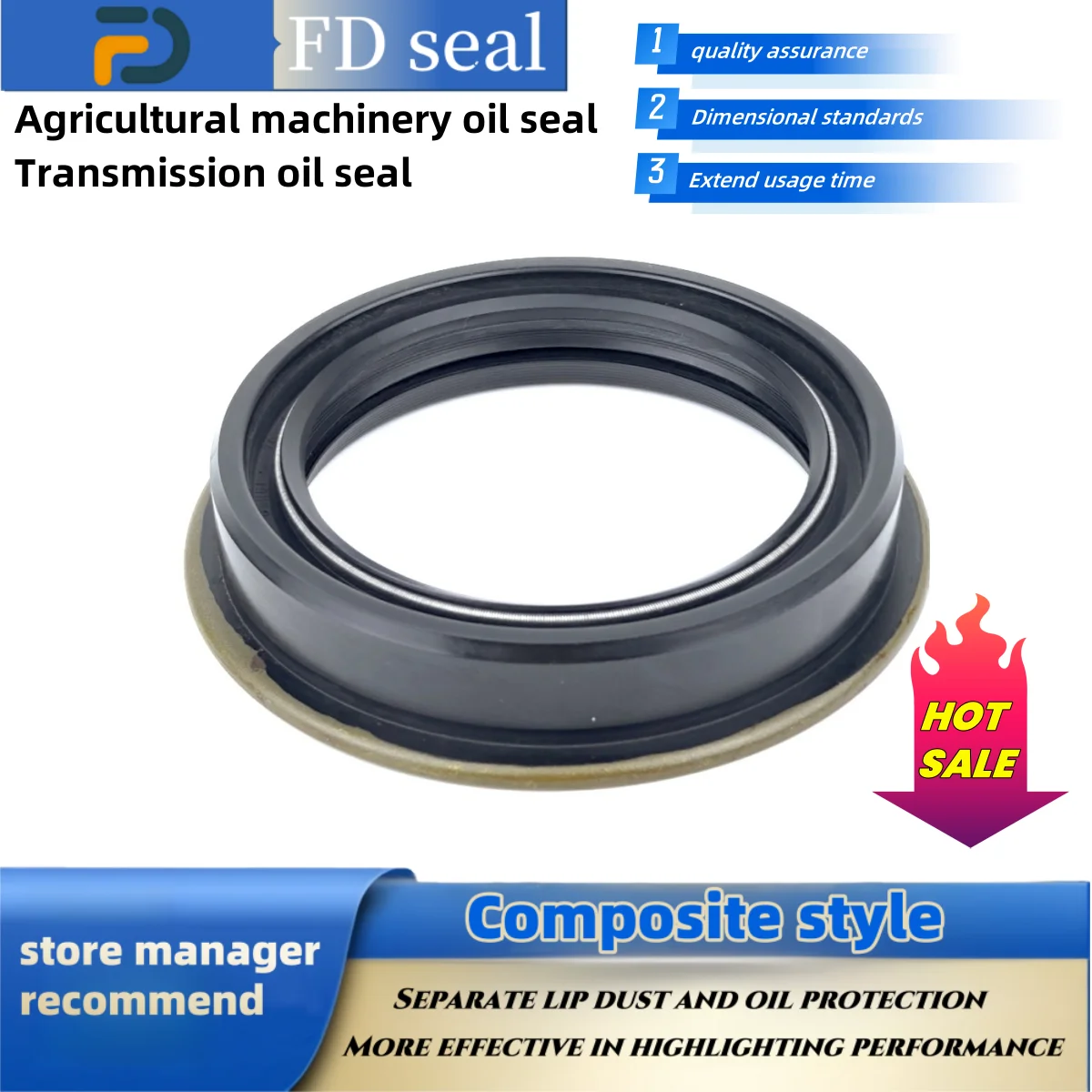 

Transmission Oil Seal 70*90/100*19mm Tractor NBR+AU rubber Seal Accessories COMBIO Ring Tool ISO 9001