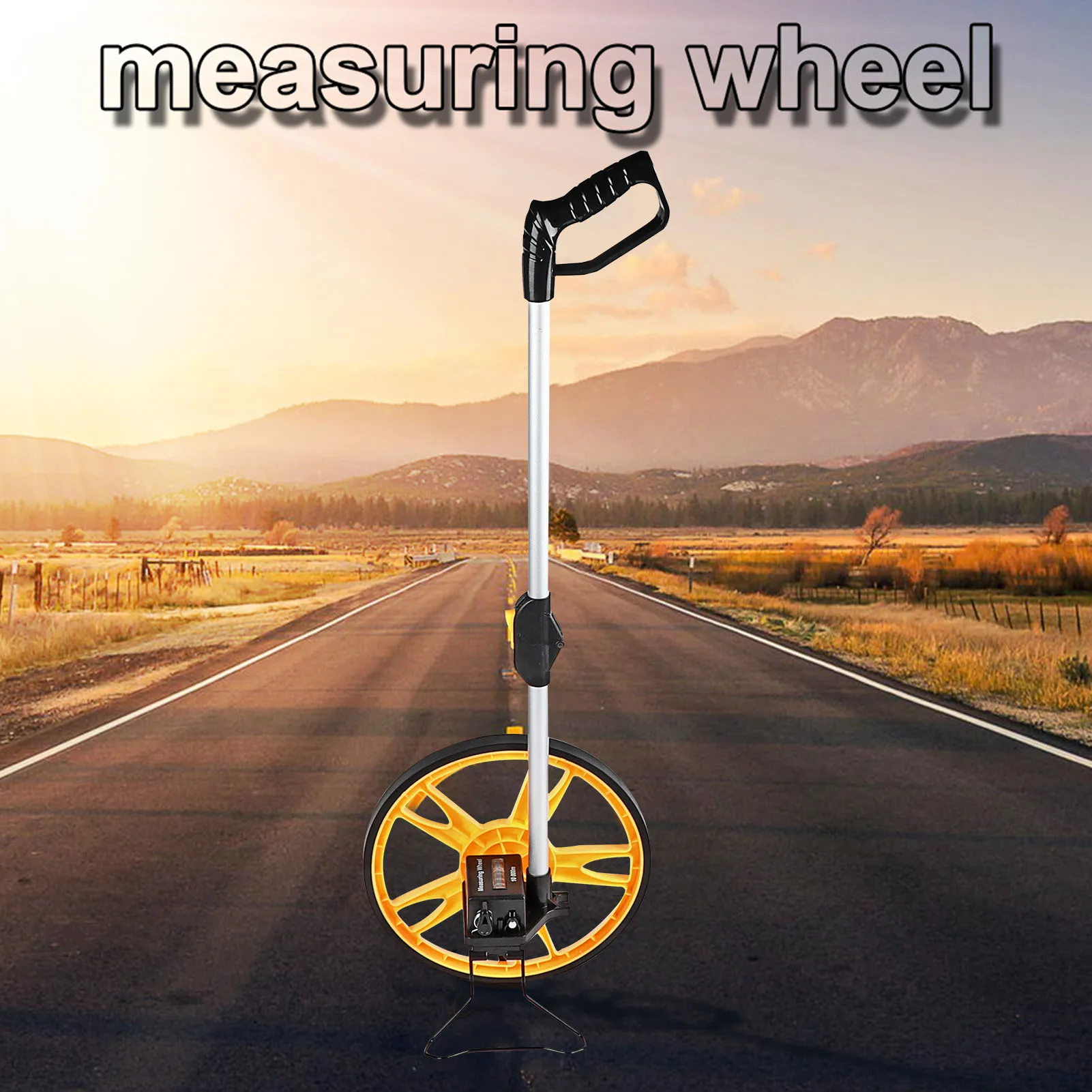 Measuring Wheel Distance Measuring Walking Wheel Foldable Mechanical Distance Measuring Wheel Measure Road Land Builders Workers
