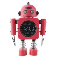 Robot LED Digital Alarm Clock Electronic Automaton Temperature Android Table Clock Bedroom Art 3d Modern Desk Clocks Horloges