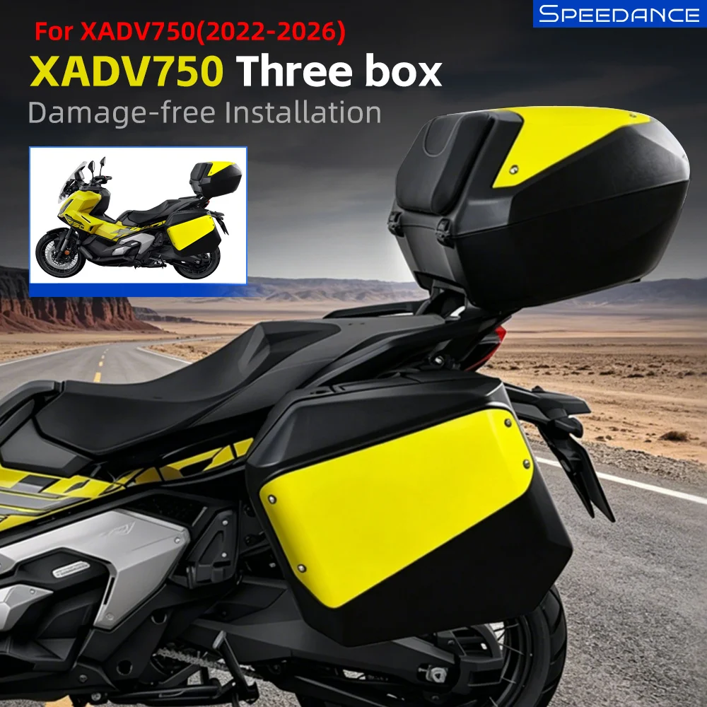 Speedancee for Honda XADV750 2022-2026 Top Box and Side Case Available in Multiple Colors Perfect for Safe Storage and Travel
