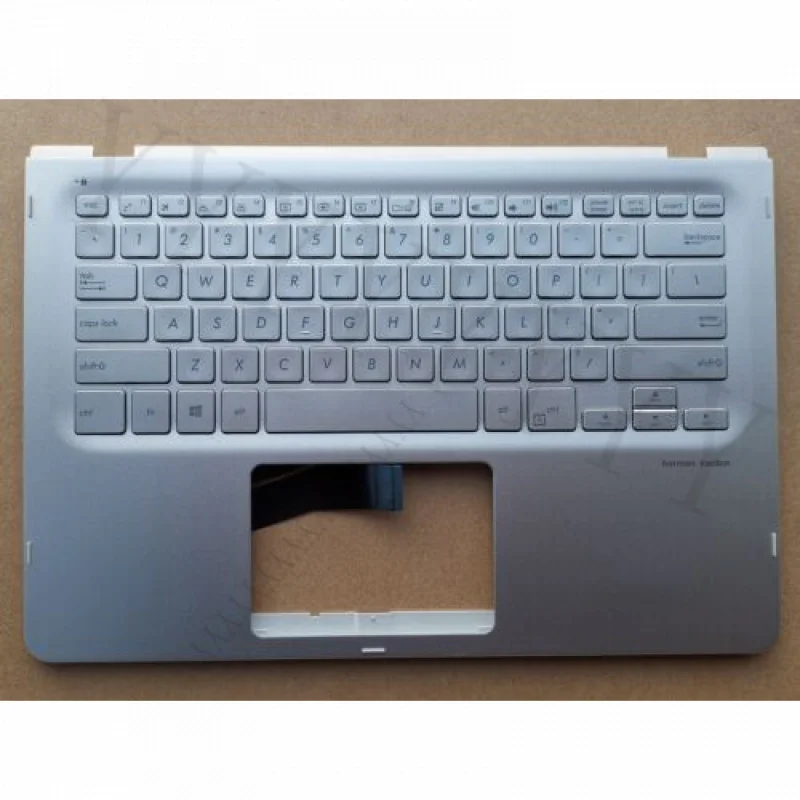 

Клавиатура QQ US Silver Palmrest с подсветкой для Asus Q405U Q405UA