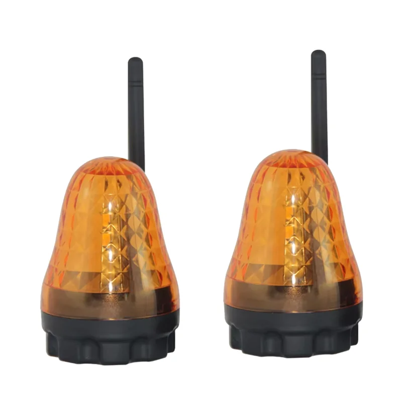 【2025 NEWLY】AC12-265V ユニバーサル LED 警告ビーコン警報信号灯 2 個自動ゲートガレージドアローリングシャッター用