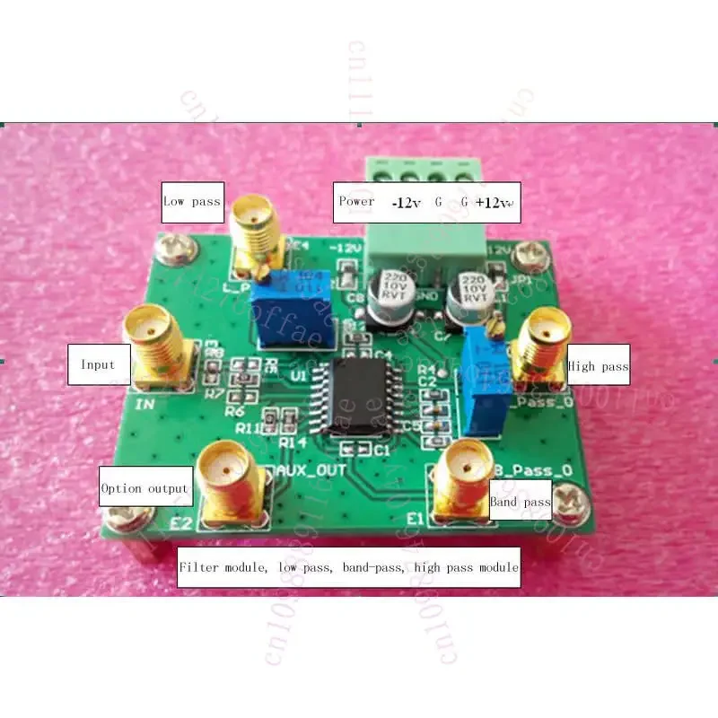 UAF42 Filter Module Electronic Contest Module: Low Pass, Band-pass, High Pass Module Can be Adjusted