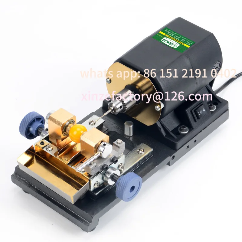 

Customizable Buddha Bead Pearl Punch Machine Small Wenwan Electric Jade Beeswax Round Bead Punch Drilling Machine Tool