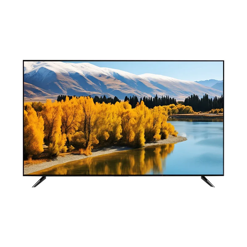 تلفاز LCD عالي الوضوح 2K 4K 32/43/50/55/65/75 بوصة LCD لوحة مسطحة شبكة WIFI تلفزيون ذكي