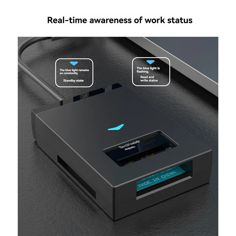 

ABT-USB 3.1 Type C M. 2 Nvme SSD Корпус 10 Гбит/с Внешний ящик для хранения SD TF Card Reader Прямая вставка
