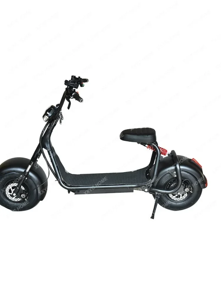 Double Two-Wheel Wide Tire Battery Car Motorcycle  scooter  electric moped  electric scooter bike