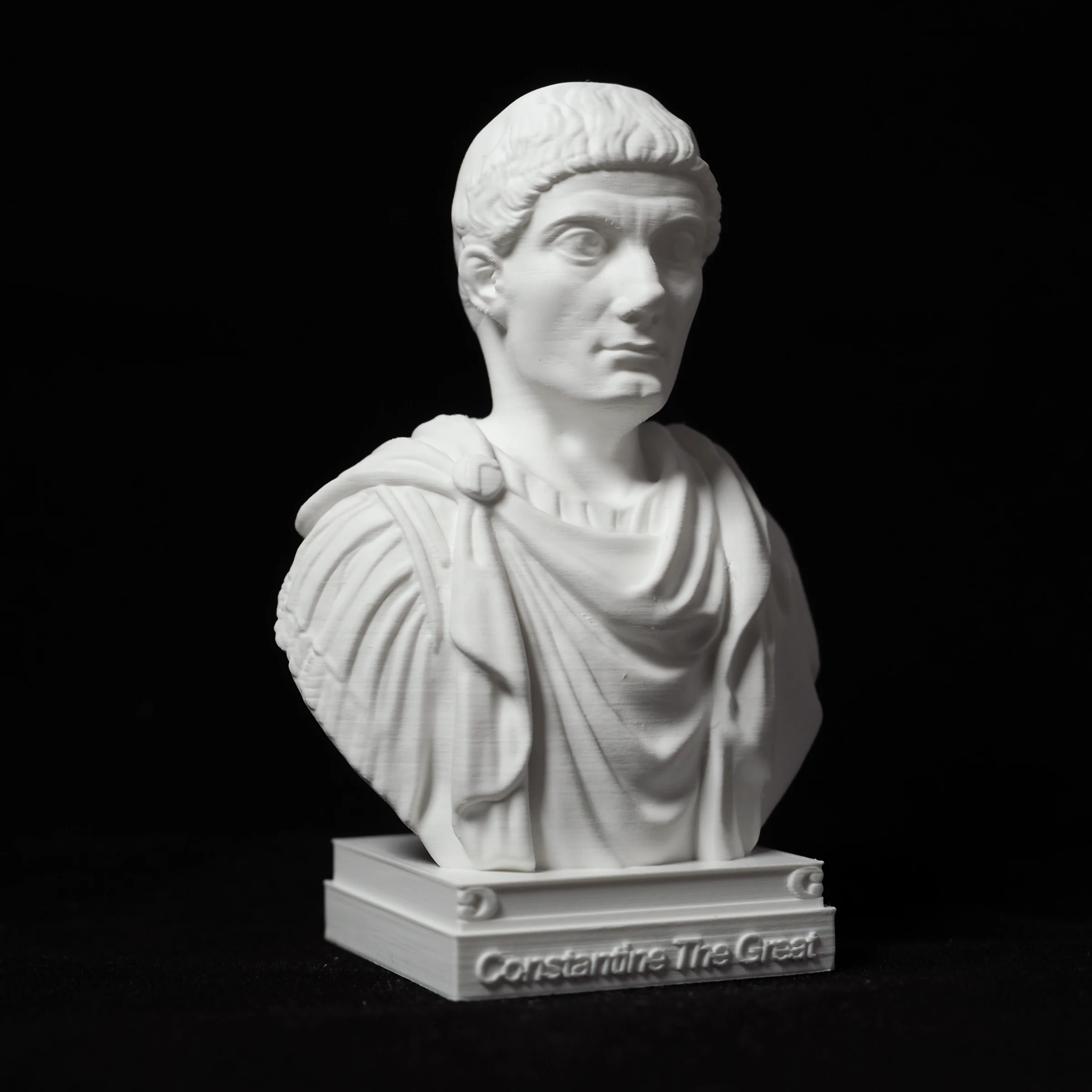 Constantine ornaments statue model ornaments bust crafts great man portrait desk desk, 3D printing PLA plastic material