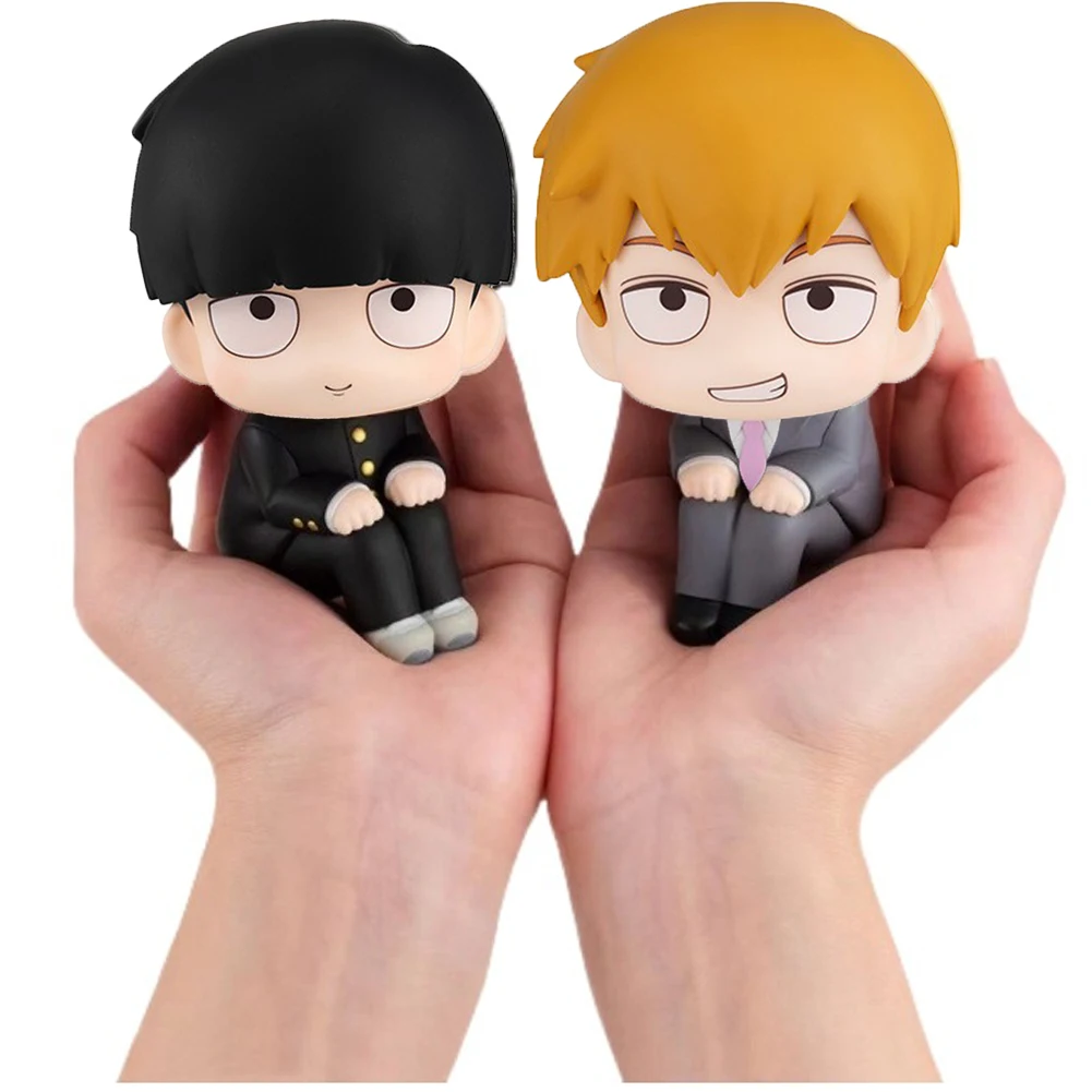 10cm Anime Mob 100 Figures Look up Reigen Arataka Kageyama Shigeo Action Figures PVC Collection Model Toy Kid Birthday Xmas Gift