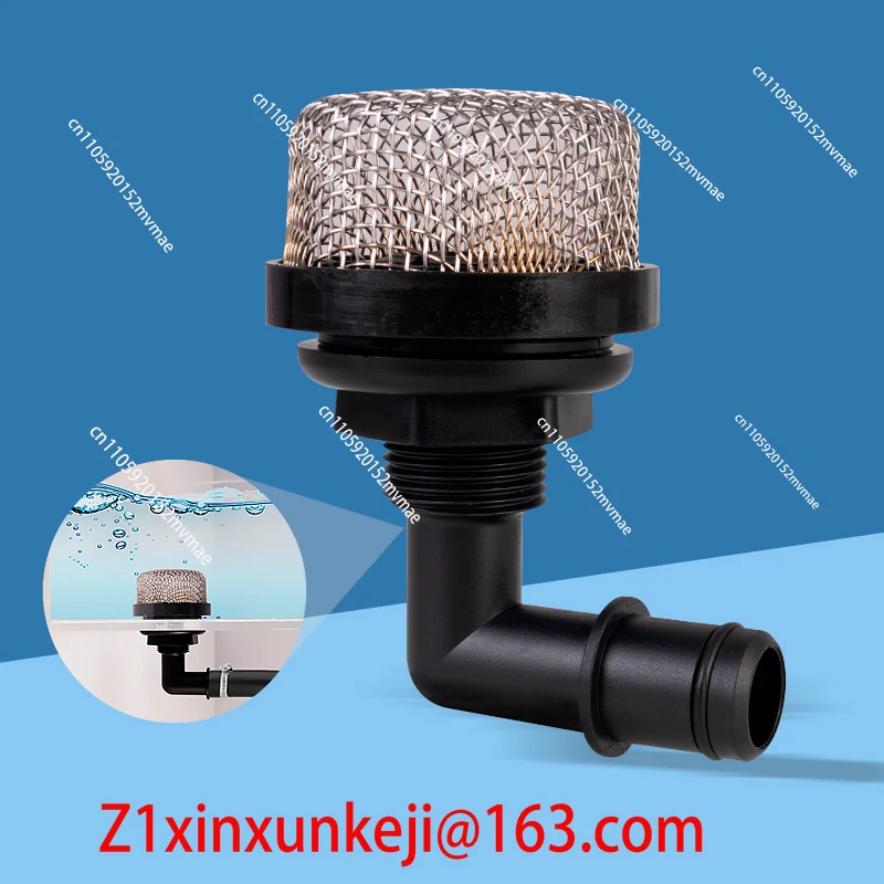 Livewell Outlet with Stainless Steel Screen for Circulating Water Outlet for Marine Aquarium Aeration System