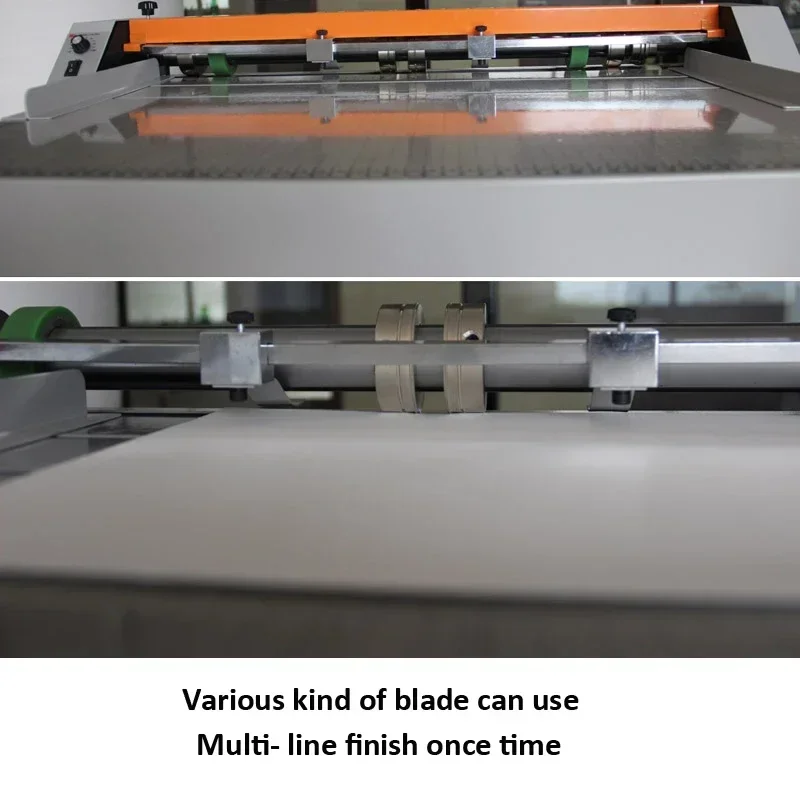 superior quality SG-660E Multi-Function High Speed 660mm Electric Paper Creasing Perforating Half Cutting Machine With Pa