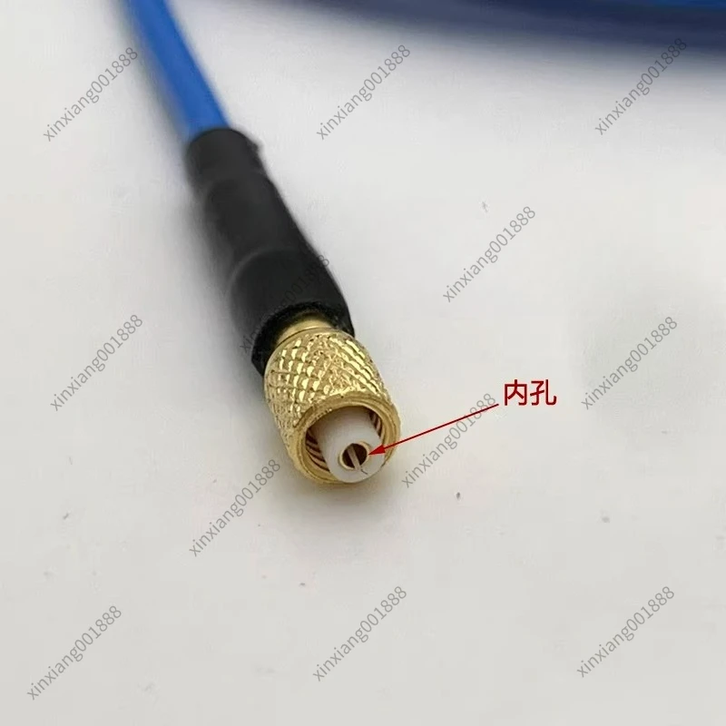 Low Noise Blue BNC To 5-44 Sensor Connection Wire, Heat-resistant Copper Plated Silver Wire with An Outer Diameter of 2mm