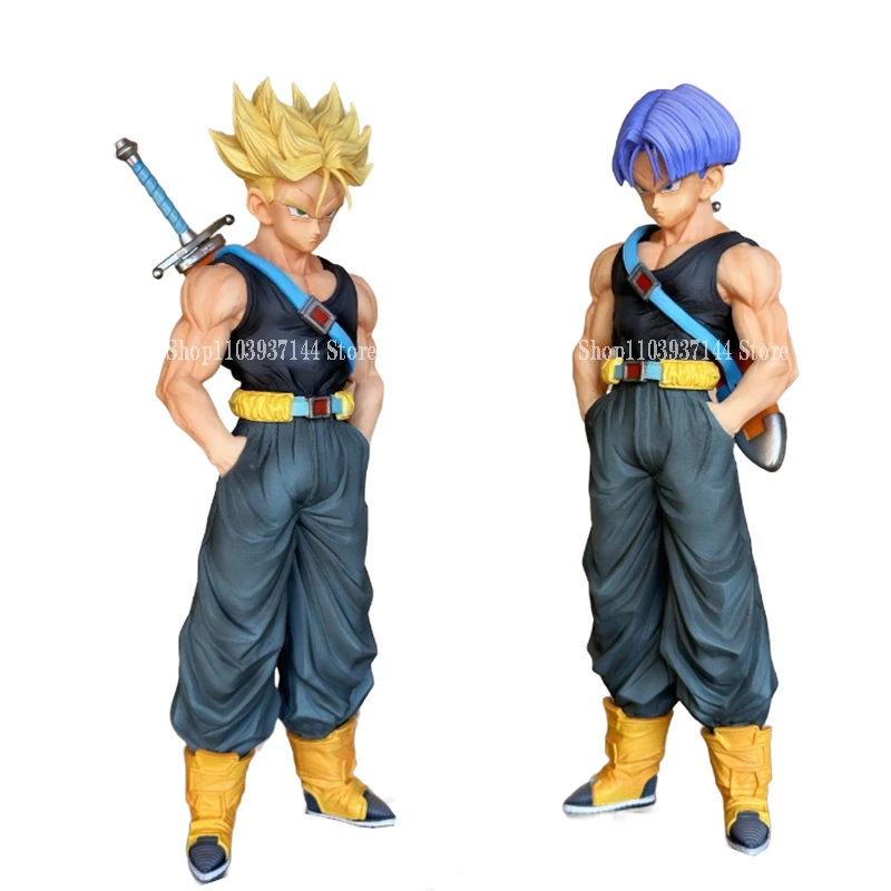 

26cm Trunks Action Figure Gk Dragon Ball Statue Decoration Super Saiyan Trunks VF Figure Infinite Z Model PVC Collectible Toys