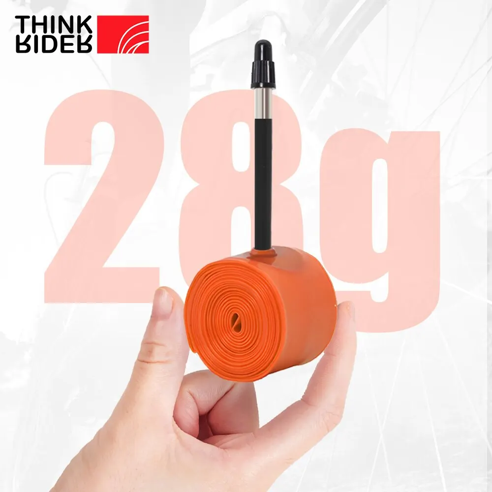 Thinkrider 1 ống bên trong xe đạp 28g siêu nhẹ 700x18 25 28 32 lốp xe đạp chất liệu TPU van Pháp dài 65mm