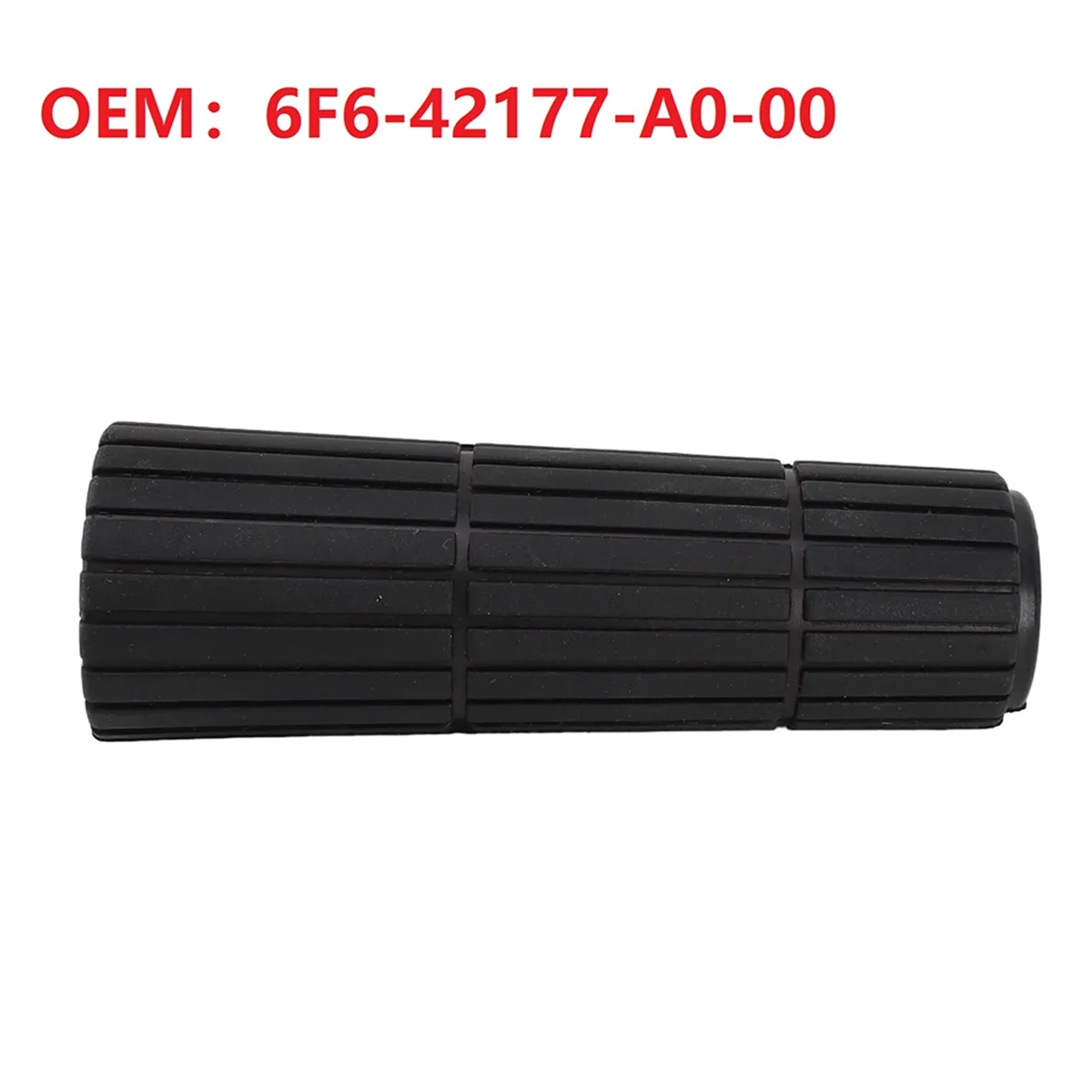 Rubber Handle 6F6-42177-A0-00 Slip Resistant Boat Motor Steering Handle Fit for Yamaha Outboard 25‑75 HP