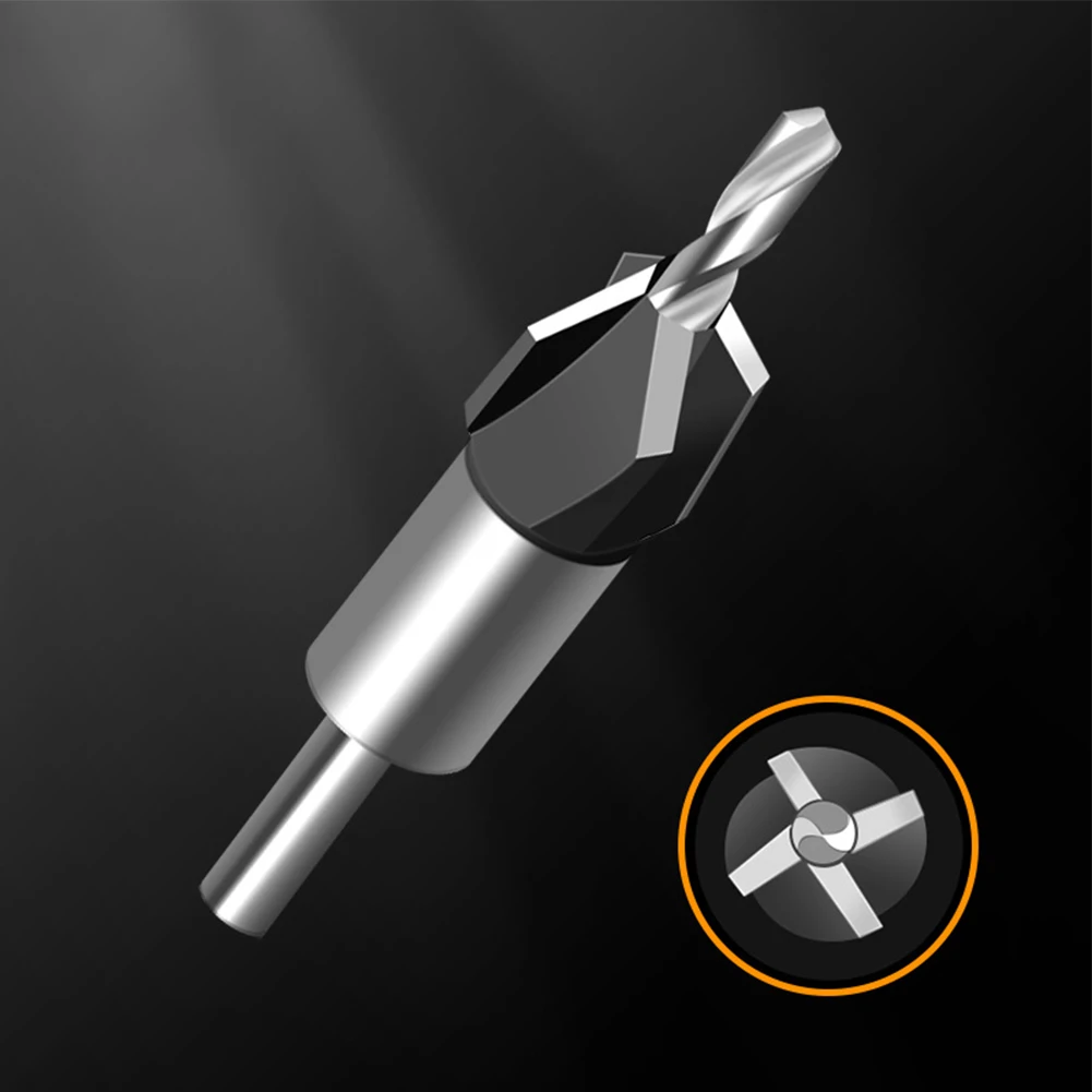 Clean Holes Carbide Tipped Countersink Drill Bits 10mm Shank Drill Bits Clean And Professional Results Easy To Install