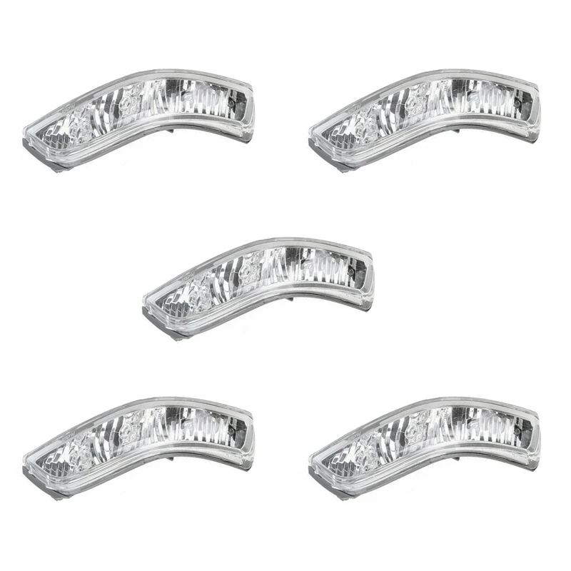 5X Left 34350-SJA-G02 Reverse Mirror Light Rearview Mirror Light LED Turn Signal For Honda 08-13 Accord 07-10 Acura RL