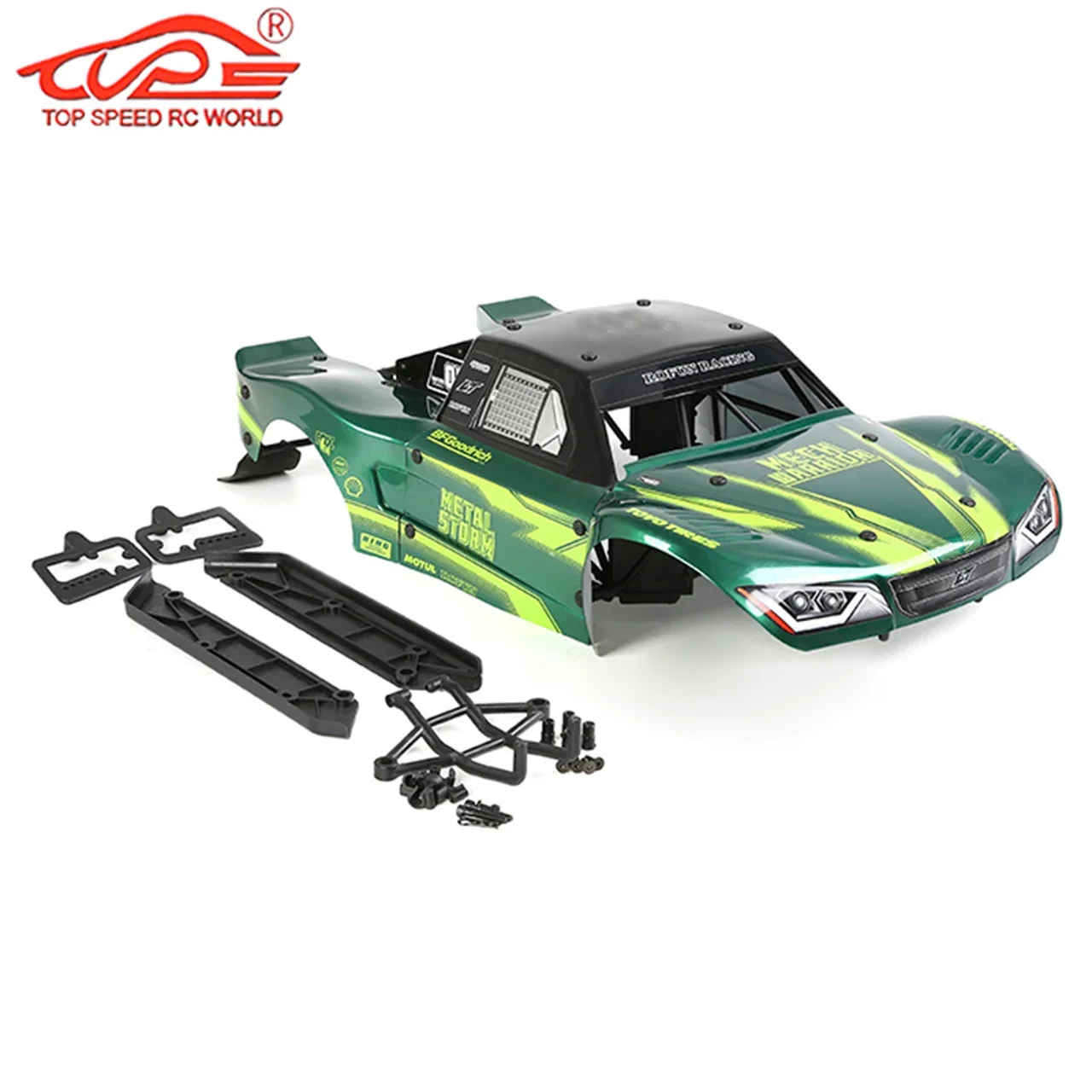 Carro Corpo Shell Conversão com Kit de gaiola, Atualização modificada, RC Car, Hpi Rofun Rovan KM Baja 5T 5SC, LT Peças do caminhão, 1/5 Escala