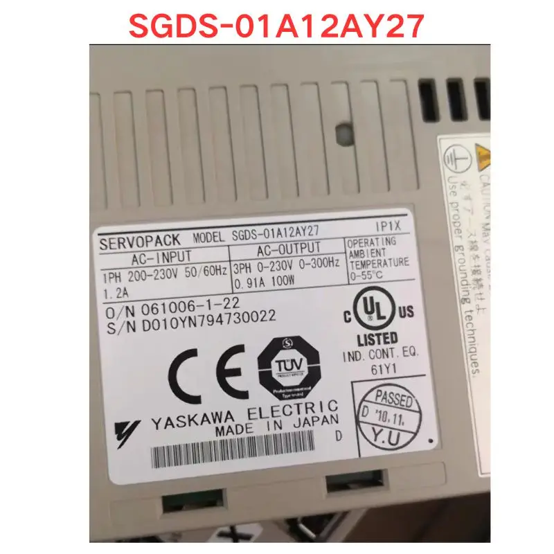 

Б/у SGDS-01A12AY27 Сервопривод Функциональный тест ОК