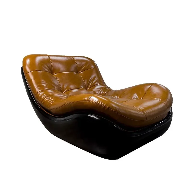 

Light luxury reading chair, retro Jersey series, living room bedroom, solid wood leisure chair