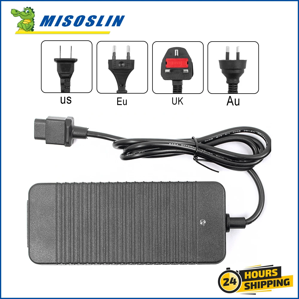 Battery Charger for NIU KQI 3 KQI 2 Pro Electric Scooter E-Bike Bicycle EU US UK AU Fast Power Batterys Charging Adapter Parts