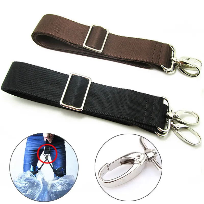 Replacement Shoulder Adjustable Bag Strap For Luggage Men Messenger Camera Bag Polyester Black Brown Bag Accessories