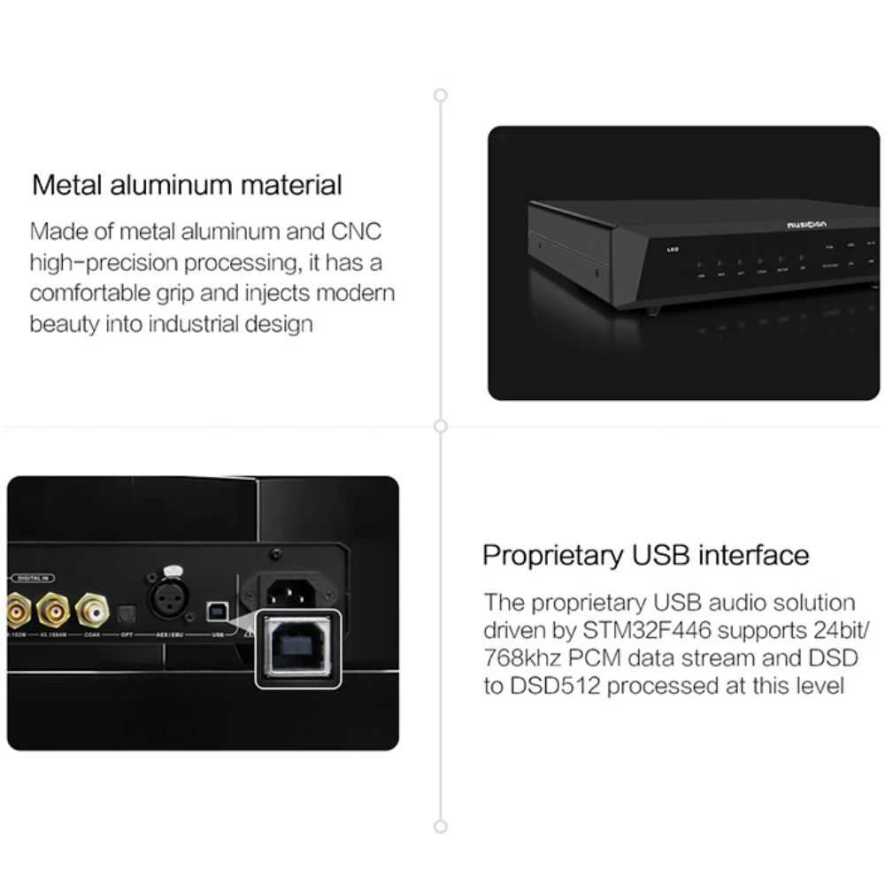 MUSICIAN LEO High Performance USB DAC Dongle Decoder ARM STM32F446 Optical Isolated Input FPGA DSP I2S Digital Interface