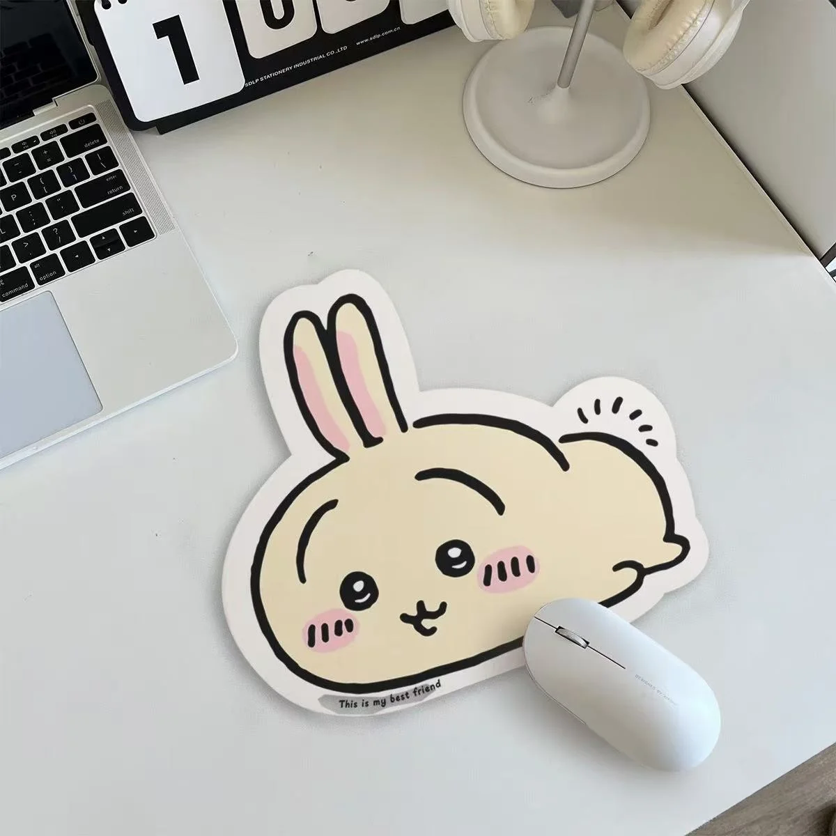 Chiikawa Cartoon Jiyi Usagi Hachiware Special-Shaped Leather Mouse Pad Rubber Pad Desk Mat Office Supplies Floor Mat Hand Towel