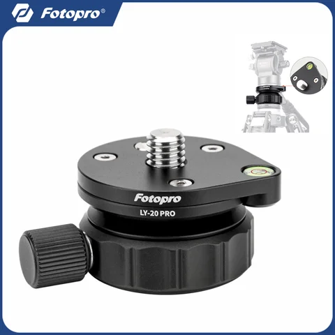 Fotopro LY20 PRO Tripod Speedy Mini Leveling Base Universal Horizontal Adjustment Mount  for DSLR Camera