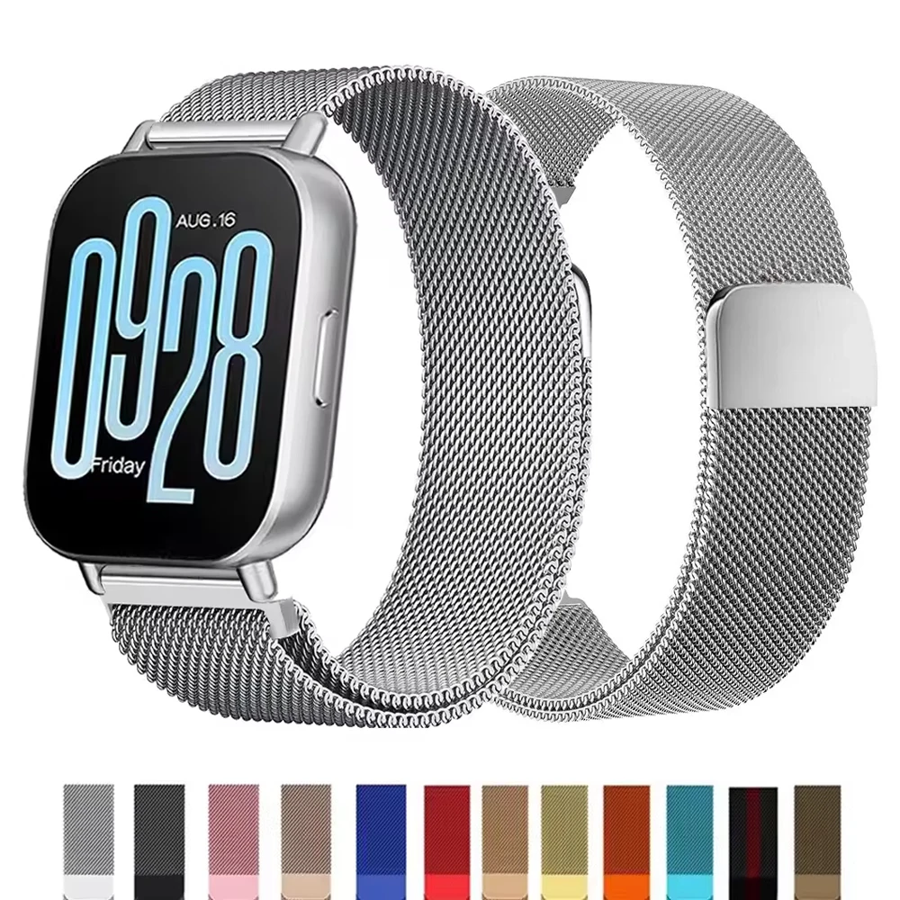 Band für Redmi Watch 5 lite/5 Active 22 mm Ersatzgürtel Milanese Loop Correa Armband Zubehör Redmi Watch 5 Active Straps
