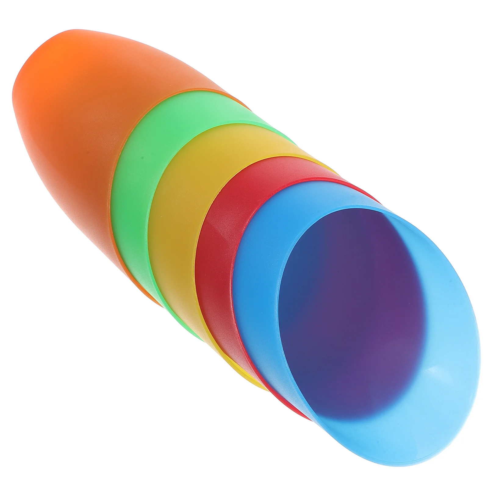 5 pçs sombra de lâmpada de plástico colorido forma ferradura substituição para mesa chão pendurado lâmpadas decorativa luz capa