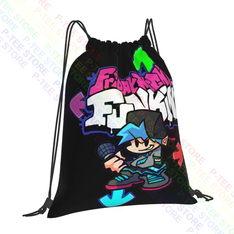 Friday Night Funkin Game Battle Drawstring Bags Gym Bag Gym Training Eco Friendly Large Capacity