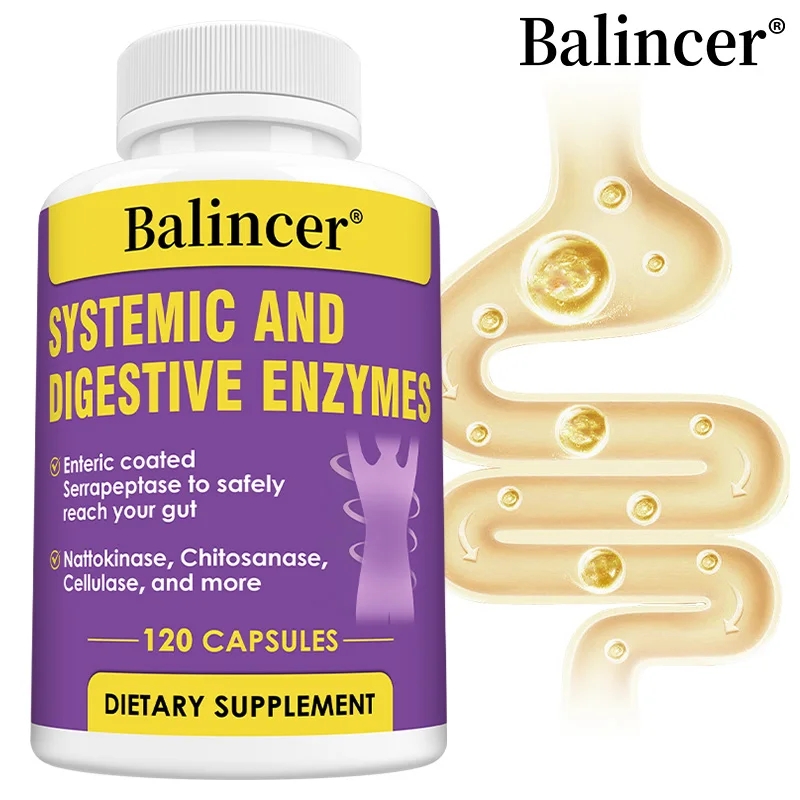 

Систематическая добавка с пищеварительными ферментами - для улучшения пищеварения и здоровья кишечника у взрослых мужчин и женщин, способствует усвоению питательных веществ.