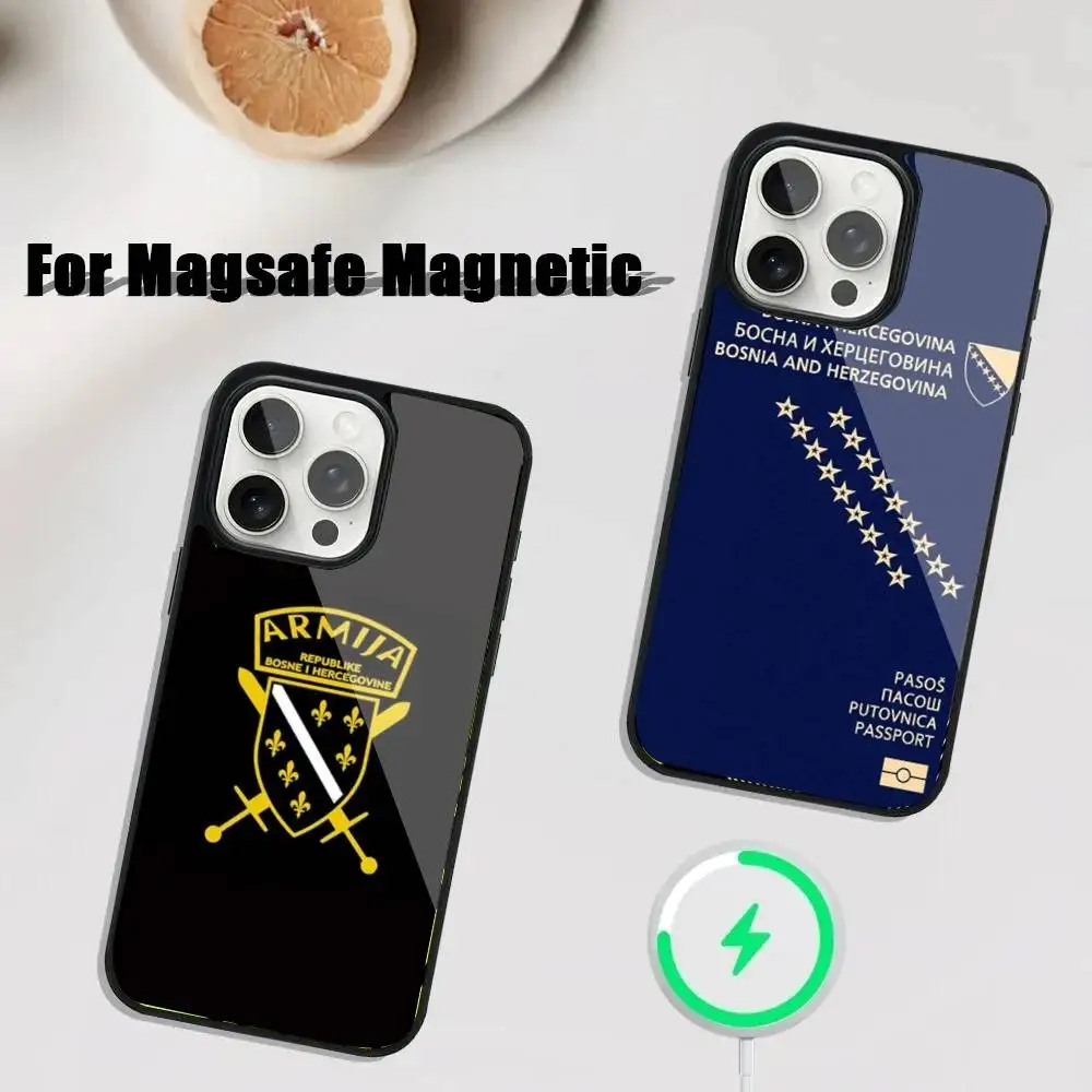 

Bosnia Herzegovina Passport Phone Case iPhone 17,16,15,14,13,12,11,Pro,Max,Plus,Mini,SE4,E Magnetic Magsafe Wireless Charging