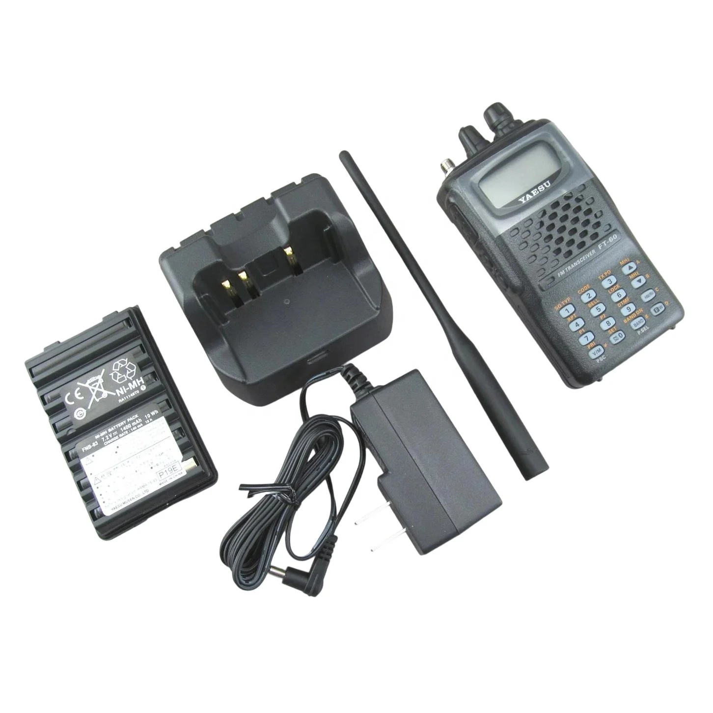 

Yaesu FT-60R Dual Band 5W VHF/UHF Handheld Radio 144/430 MHz FM, Durable, Portable Amateur Transceiver