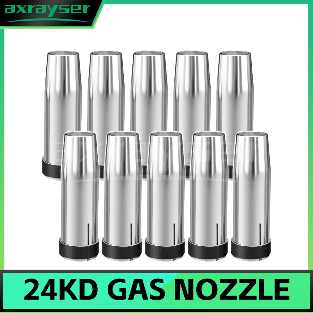 

24KD Gas Shielded Welding Torch Protective Nozzle Protective Cover MIG MAG GMAW Gas Nozzle Contact Tip Welding Accessories