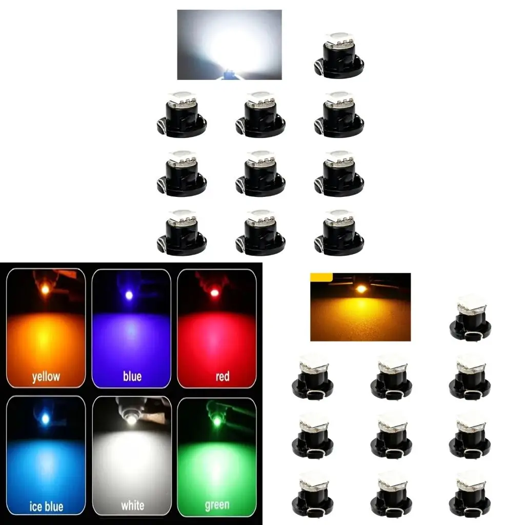 10Pcs Low Power LED Bulbs High Brightness Auto Instruments Light 4.2 4.7