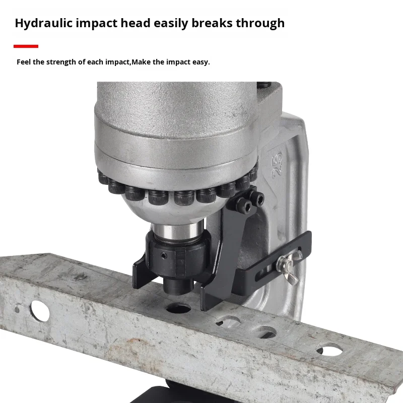 Industrial Electric Hydraulic Punching Machine Aviation Aluminum Body CPM-25 Angle Steel Puncher Channel Steel Hole Opener 220V