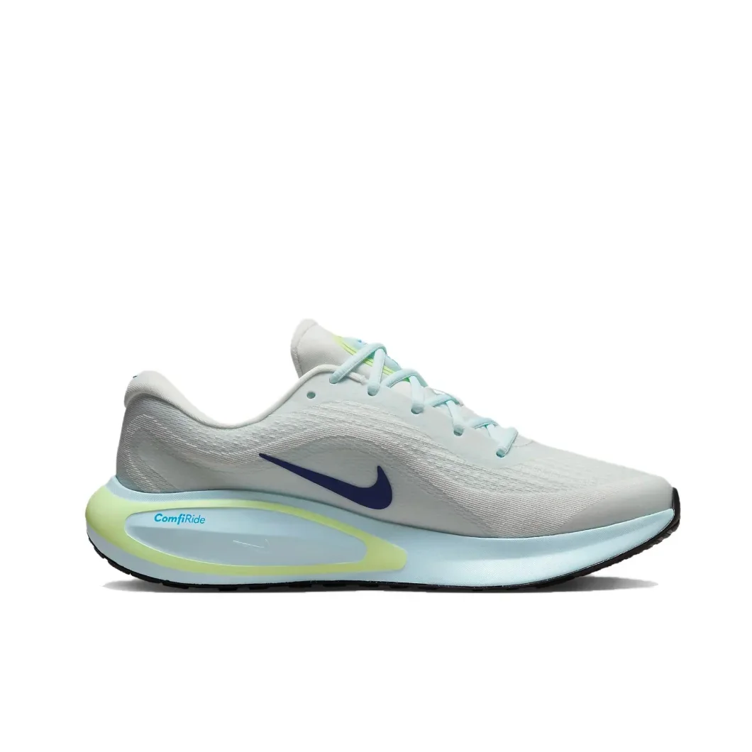 Nike Journey Run Summit White Glacier Blue Barely Volt Deep Royal Blue FN0228-101 Non-slip Unisex Running Shoes