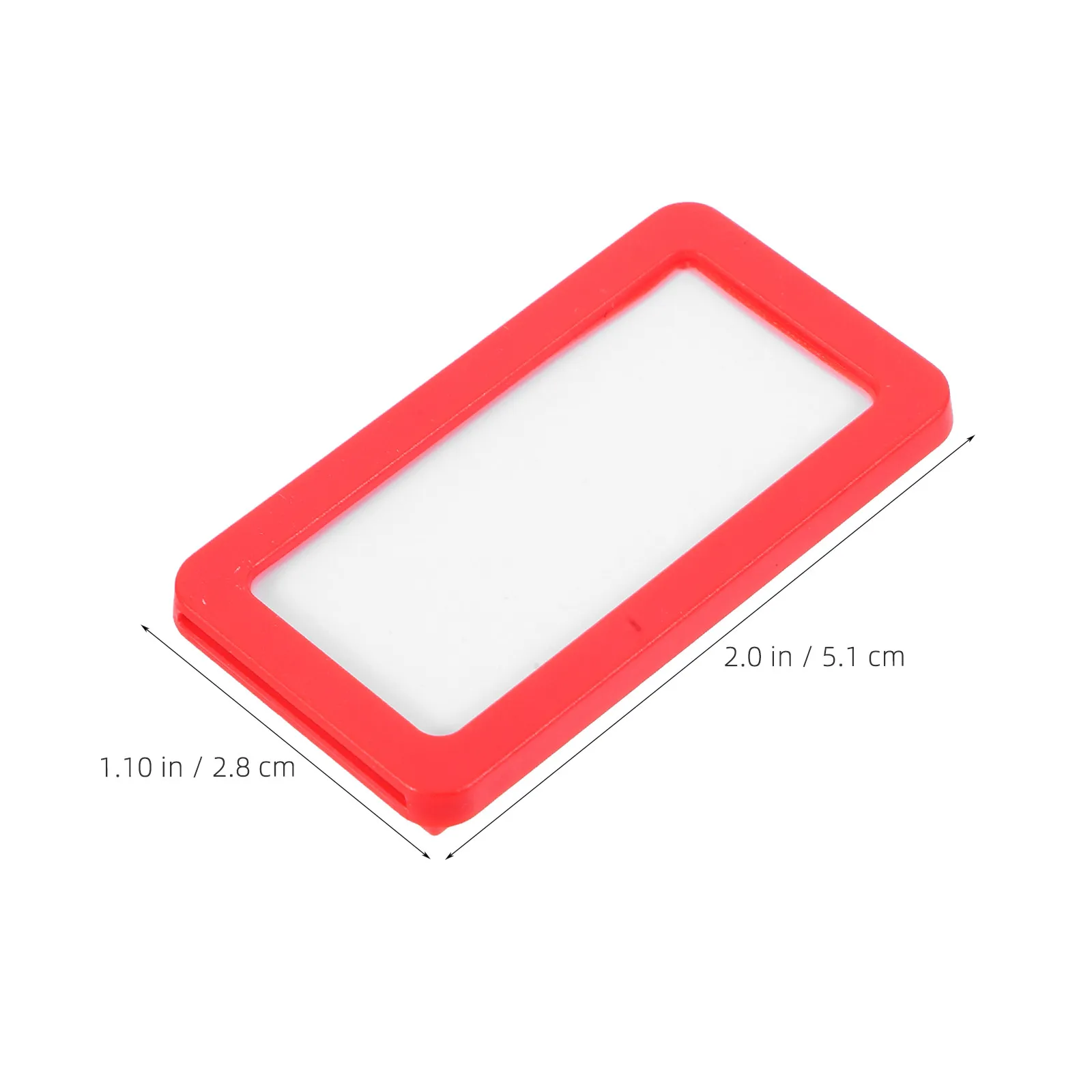 10Pcs Magnetic Shelf Labels Heavy Duty Reusable Plastic Data Card Holders for Warehouse Office Pantry Cabinet Shelving