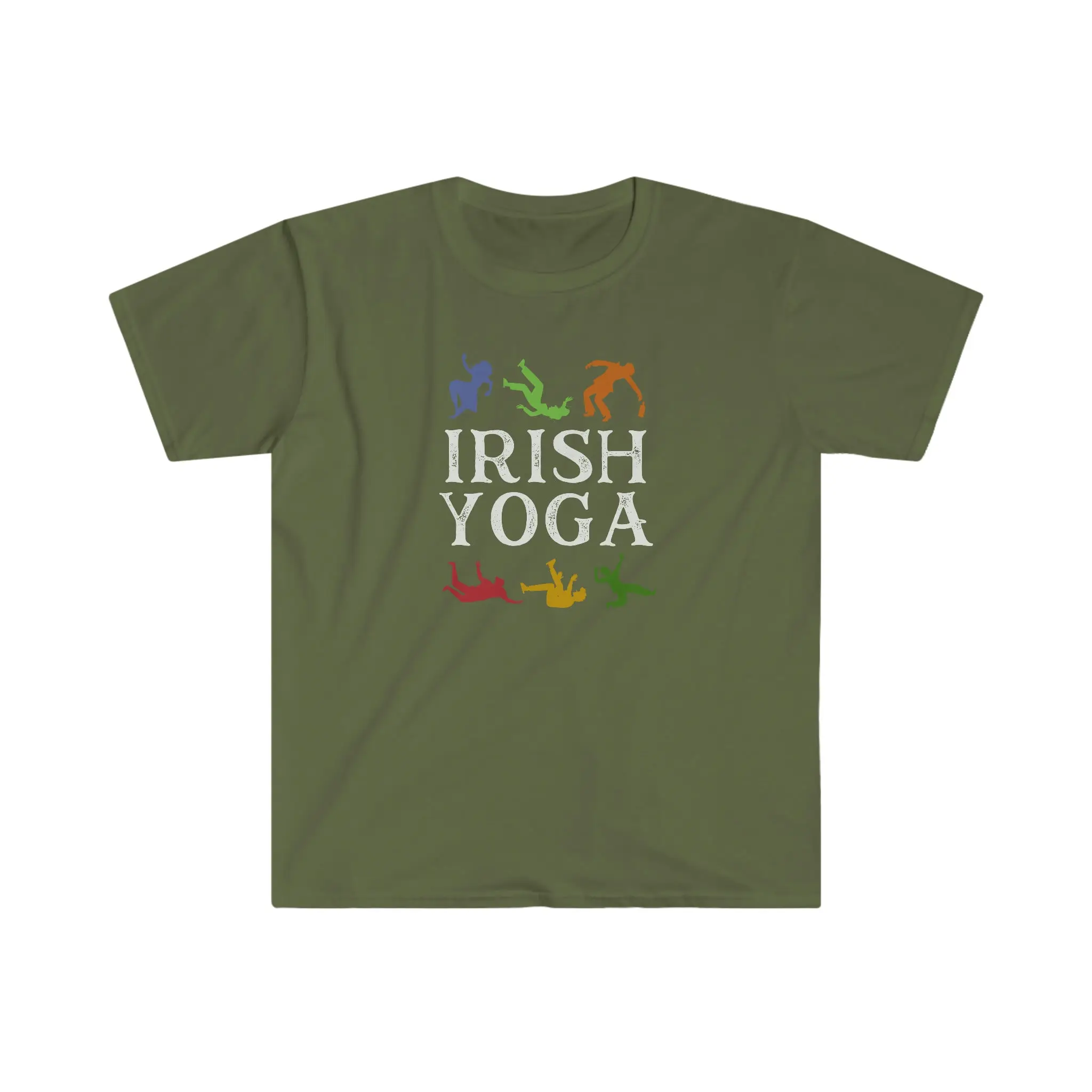 Irish Yoga T Shirt Girlfriend Boyfriend Wife Husband Mom Daughter Son Birthday