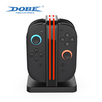 DOBE Magnetic Charging Dock TNS-3171 for Switch 2 with LED Indicators & Buzzer,Charge 4 Controllers Simultaneously