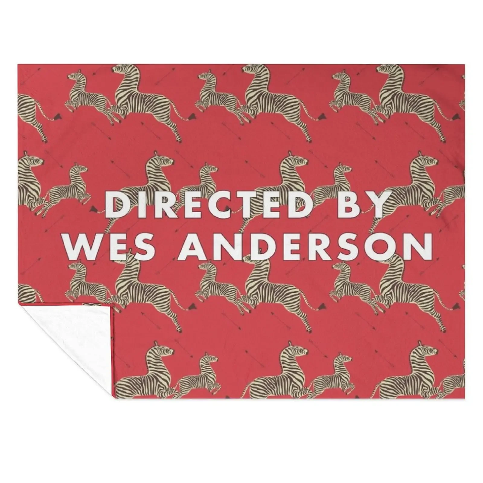 

Directed by Wes Anderson Throw Blanket Cute Sofa Bed Stuffeds Blankets