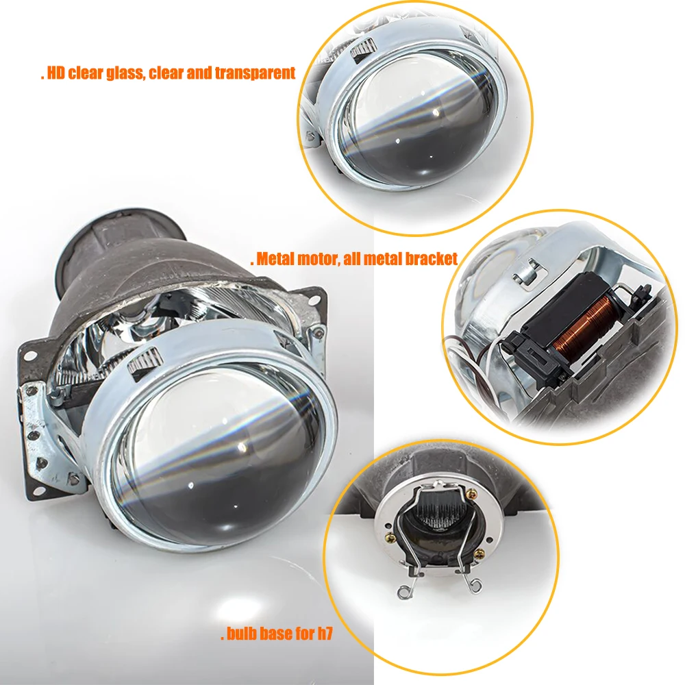 

3-дюймовый одинарный двойной объектив HID-проектора для комплекта фар Hella 3R, одиночный ксеноновый ближний свет D1S D2S D3S, прожекторы, лампа 220 Вт